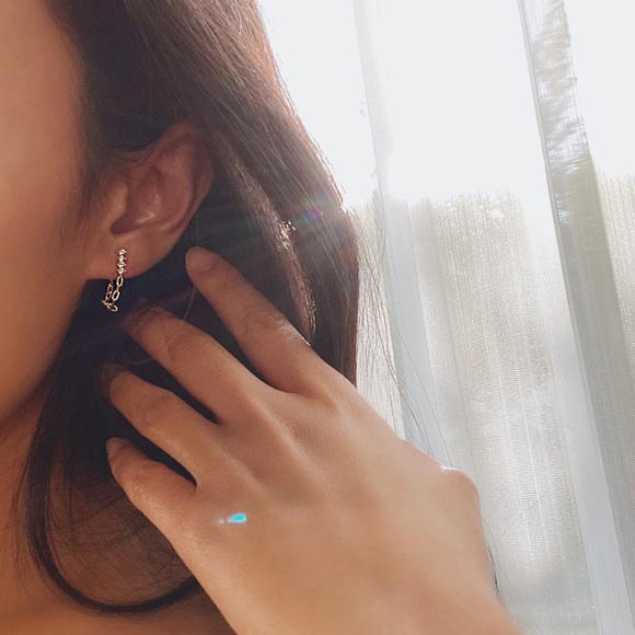 Interchangeable Dangle or Hoop Earrings - Picture 1 of 5